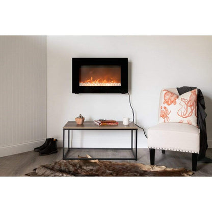 Fire Sense 31" Wall Mounted Electric Fireplace