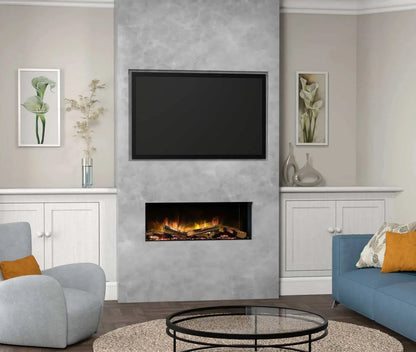 Flamerite Fires E-FX 1000 40" Linear Built-in Electric Fireplace