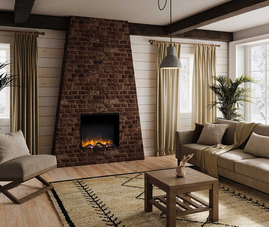 Flamerite Fires E-FX Slim Line 750T 30" Traditional Built-in Electric Fireplace