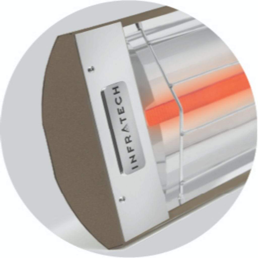 Infratech Comfort 33" 1500 Watt C Series Single Element Electric Infrared Patio Heater