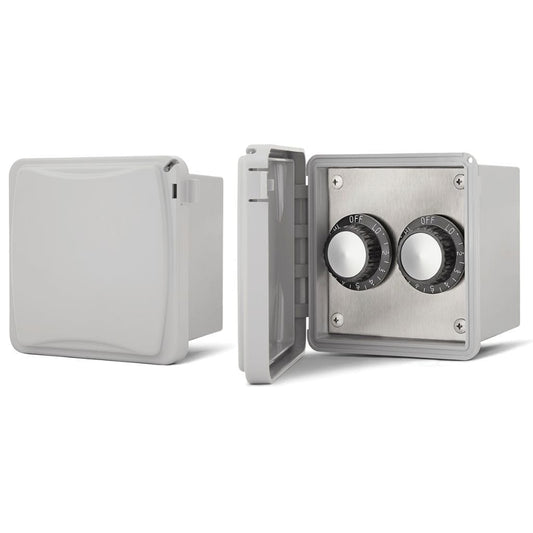 Infratech Comfort Dual INF Control Surface Mount w/ Weatherproof Box & Cover