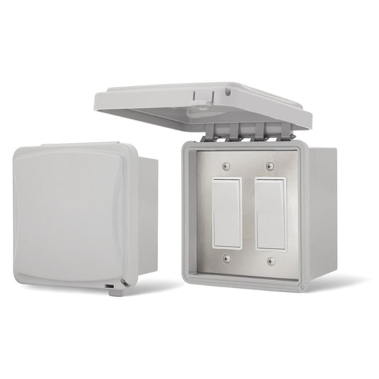 Infratech Comfort Dual On/Off Switch Surface Mount w/ Weatherproof Box & Cover