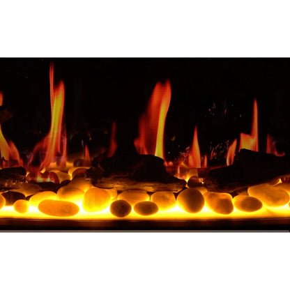 Litedeer 48" Gloria II Push-In Contemporary Smart Linear Vent-Free Built-In Electric Fireplace