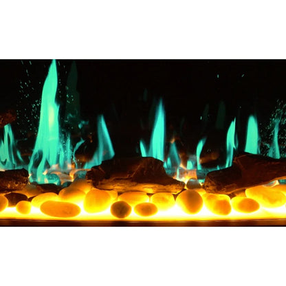 Litedeer 48" Gloria II Push-In Contemporary Smart Linear Vent-Free Built-In Electric Fireplace