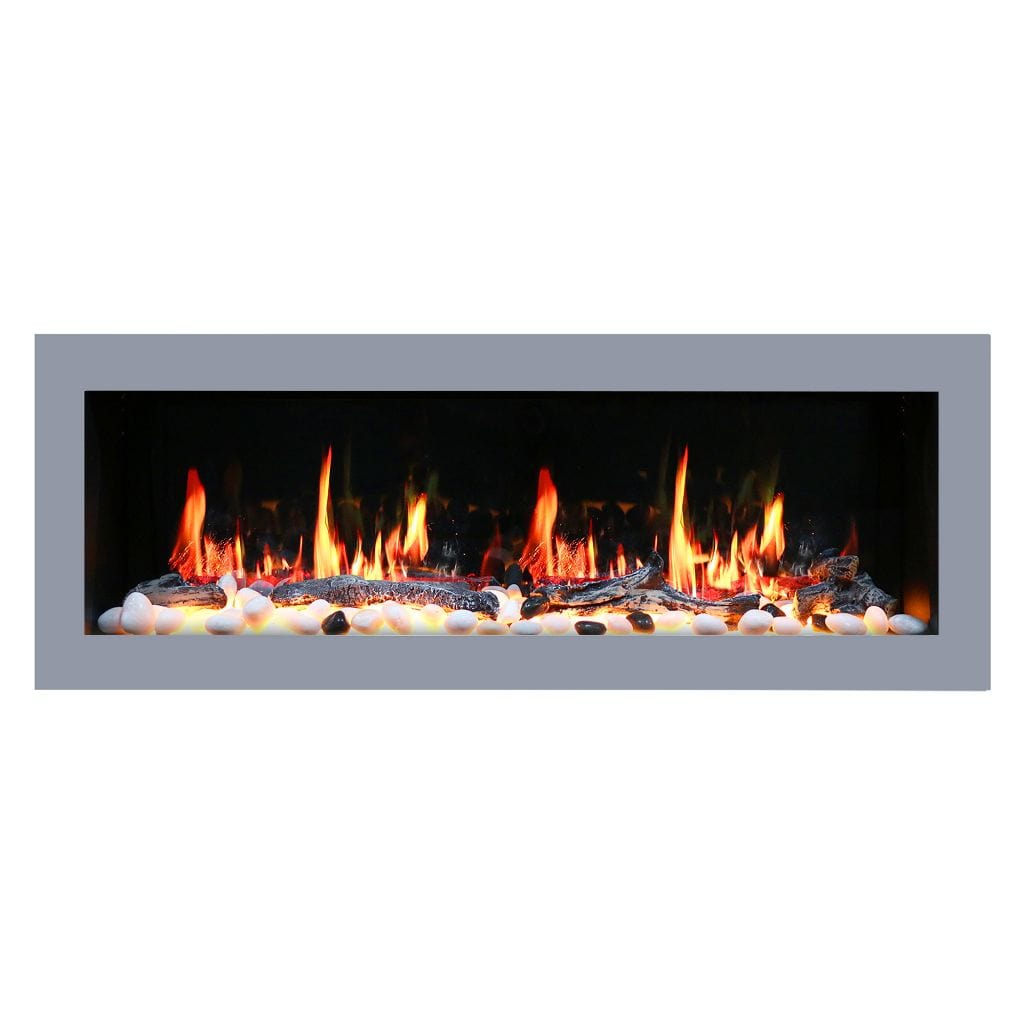 Litedeer 48" Gloria II Push-In Contemporary Smart Linear Vent-Free Built-In Electric Fireplace