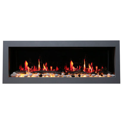 Litedeer 48" Latitude II Push-In Contemporary Smart Linear Vent-Free Built-In Electric Fireplace