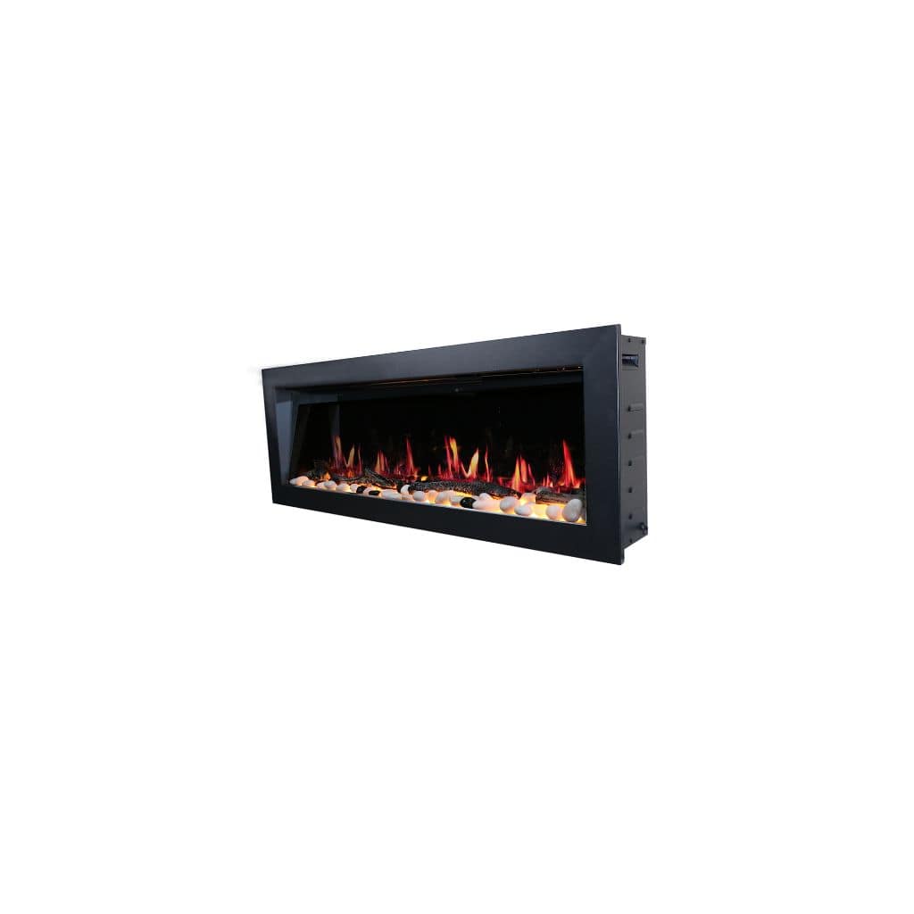 Litedeer 48" Latitude II Push-In Contemporary Smart Linear Vent-Free Built-In Electric Fireplace