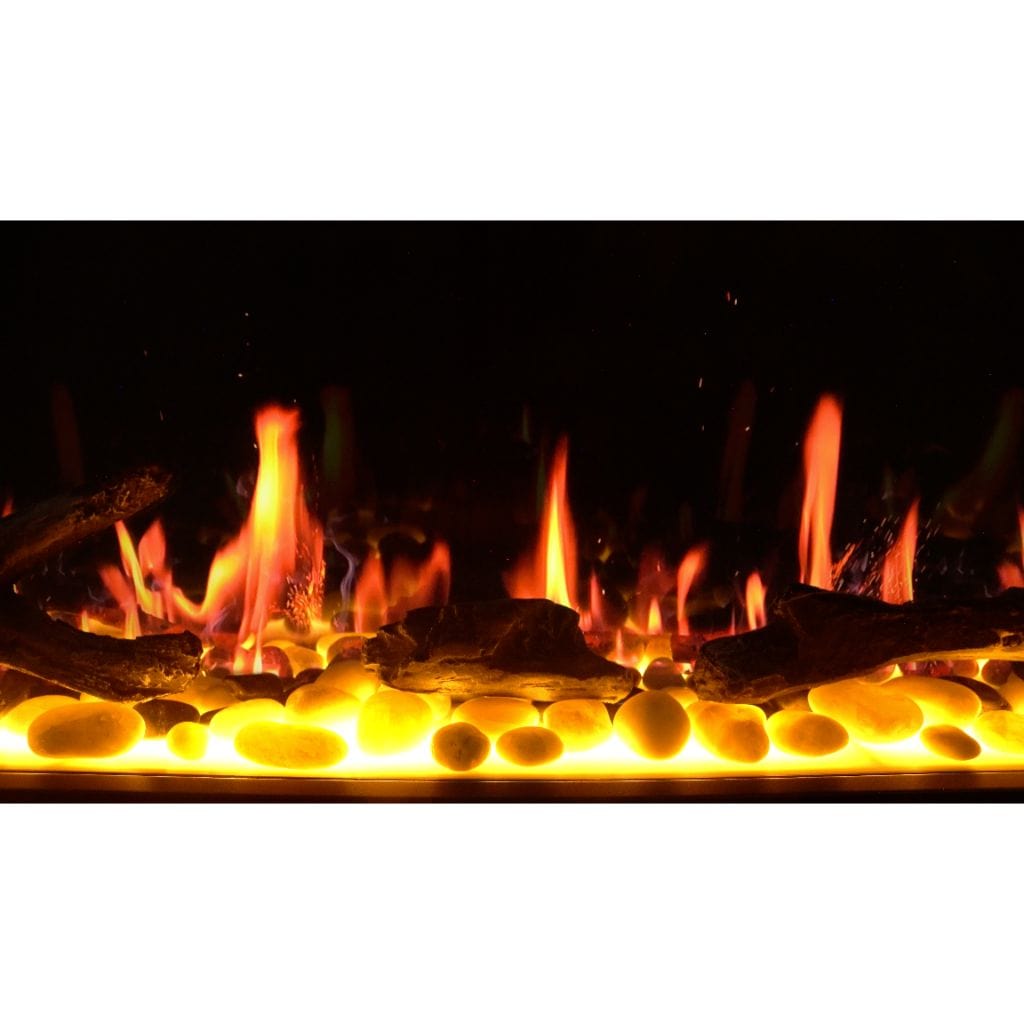 Litedeer 58" Gloria II Push-In Contemporary Smart Linear Built-In Electric Fireplace