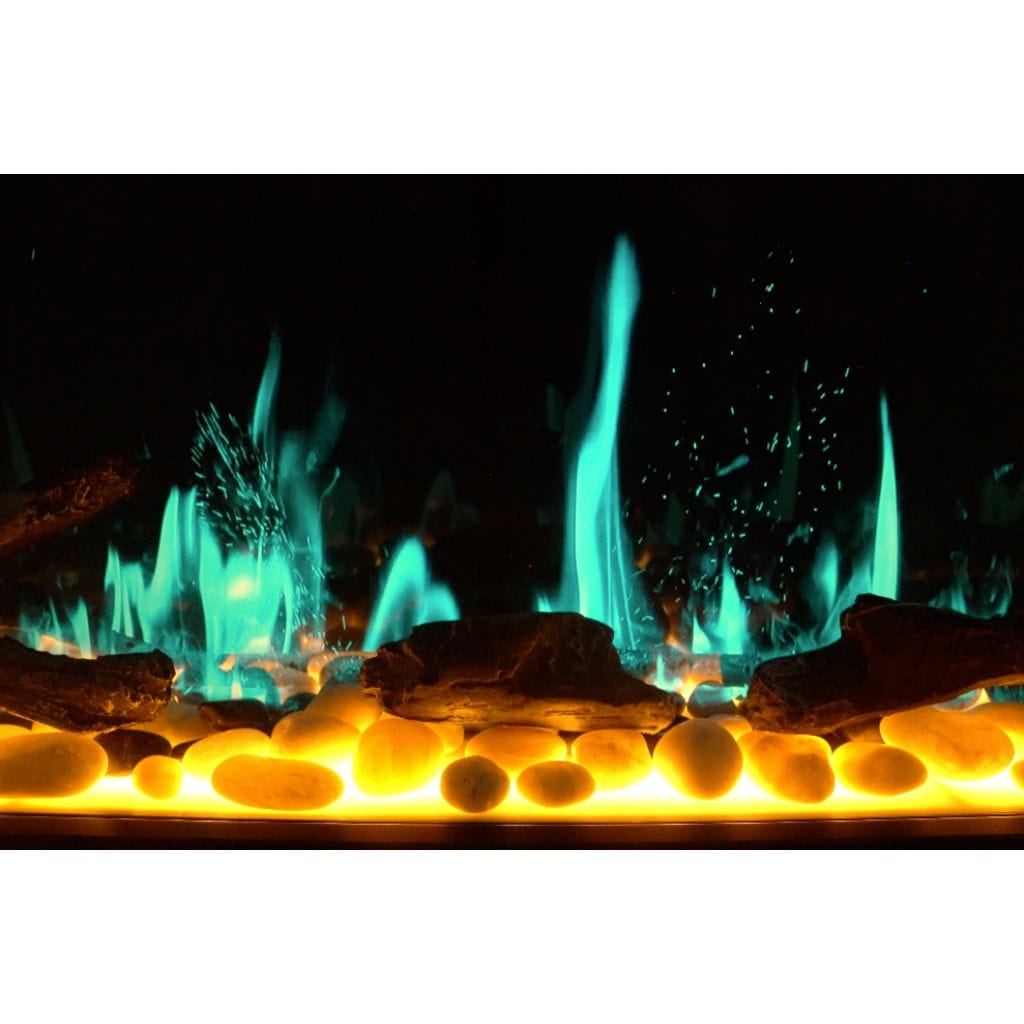 Litedeer 58" Gloria II Push-In Contemporary Smart Linear Built-In Electric Fireplace