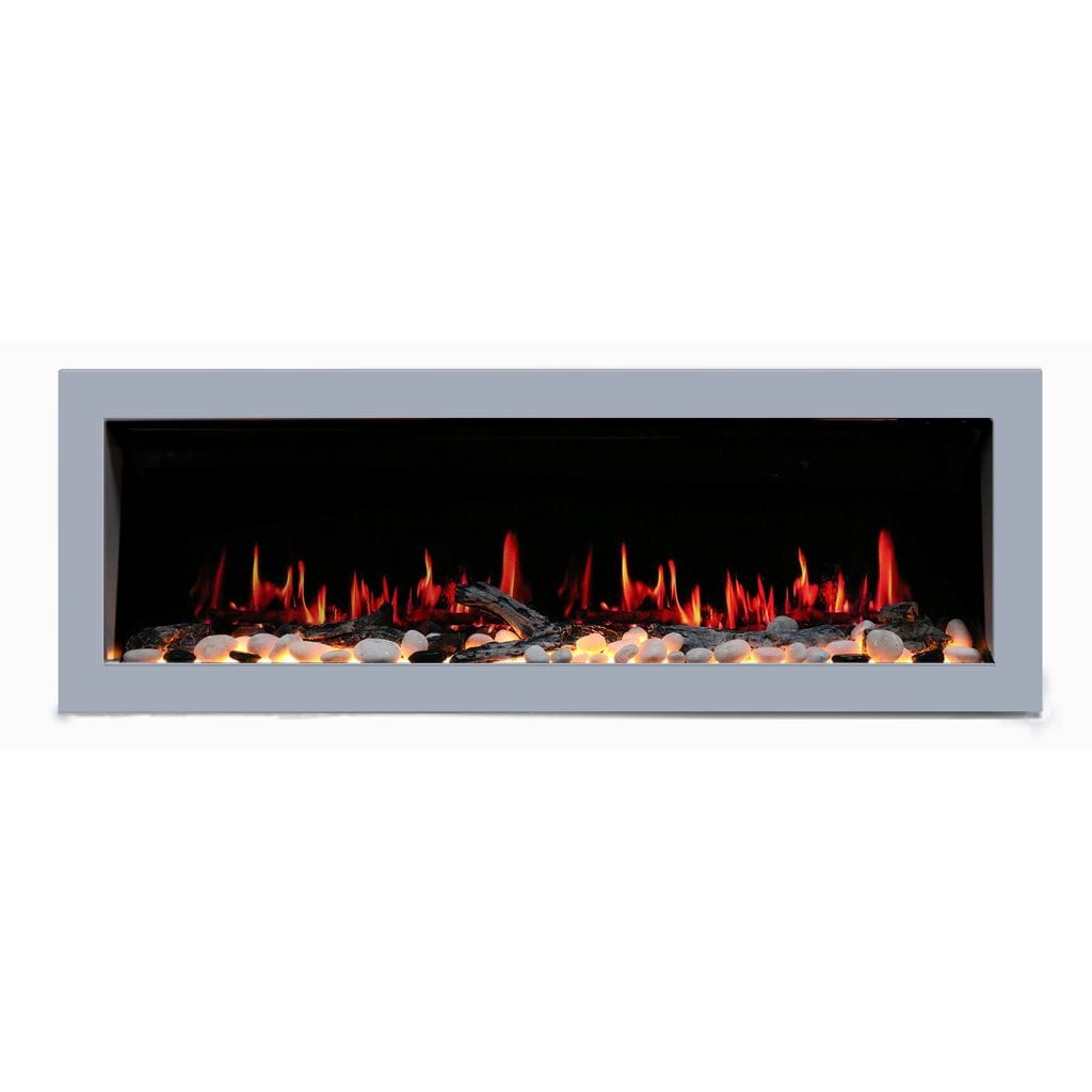 Litedeer 58" Gloria II Push-In Contemporary Smart Linear Built-In Electric Fireplace