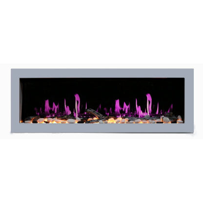 Litedeer 58" Gloria II Push-In Contemporary Smart Linear Built-In Electric Fireplace