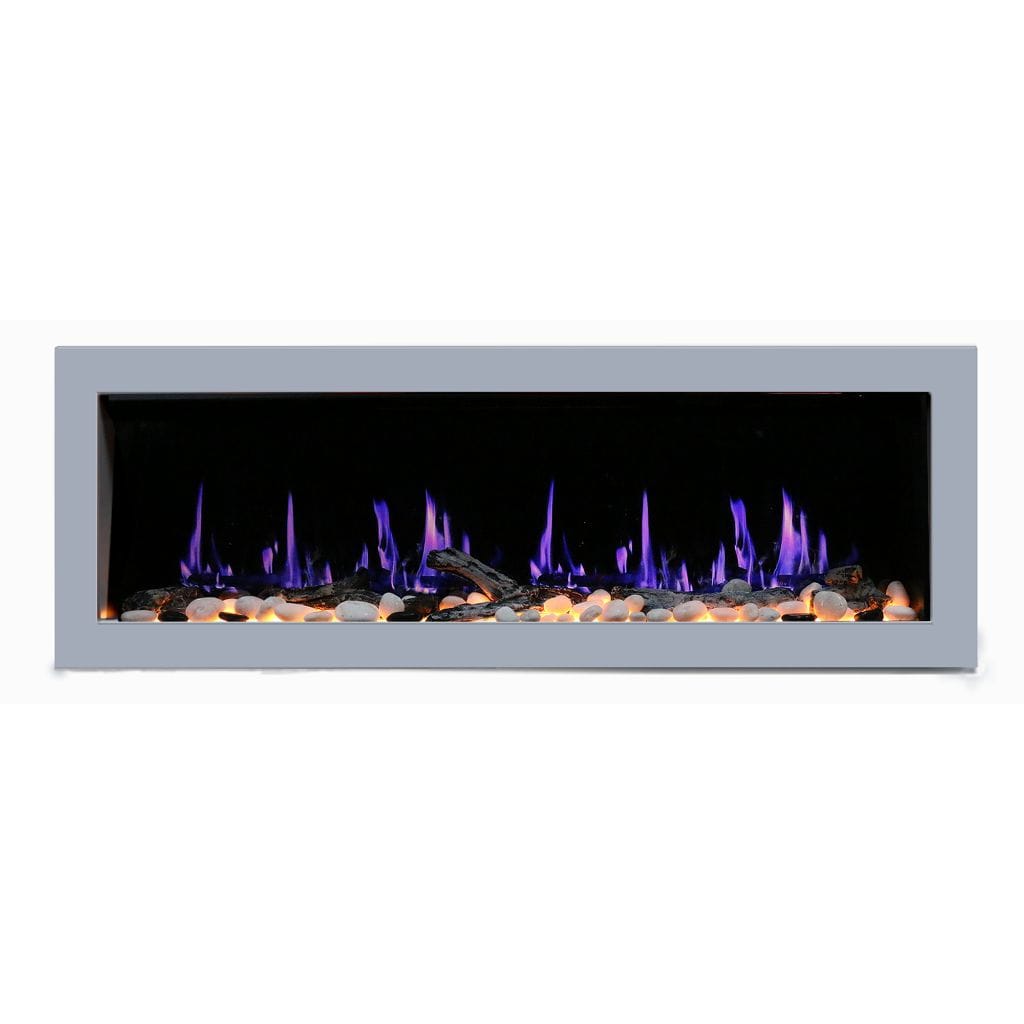 Litedeer 58" Gloria II Push-In Contemporary Smart Linear Built-In Electric Fireplace