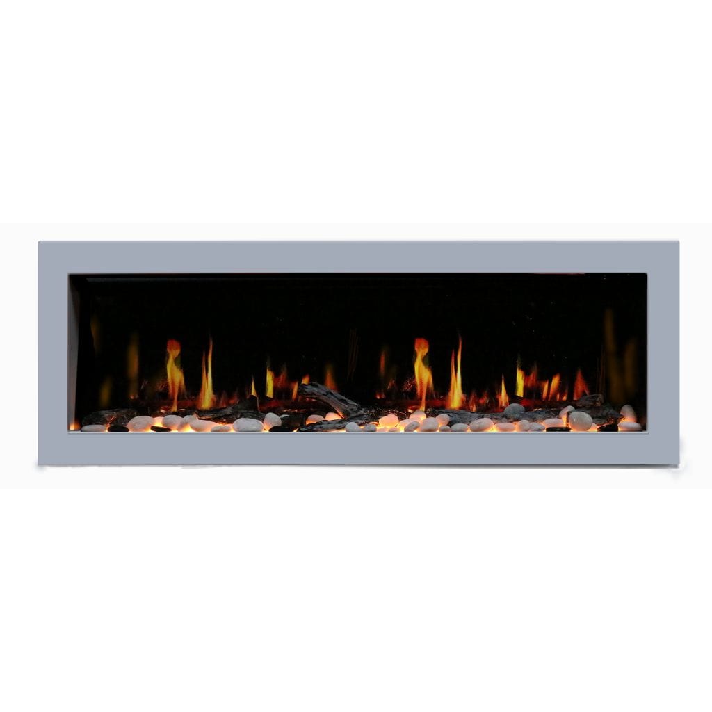 Litedeer 58" Gloria II Push-In Contemporary Smart Linear Built-In Electric Fireplace