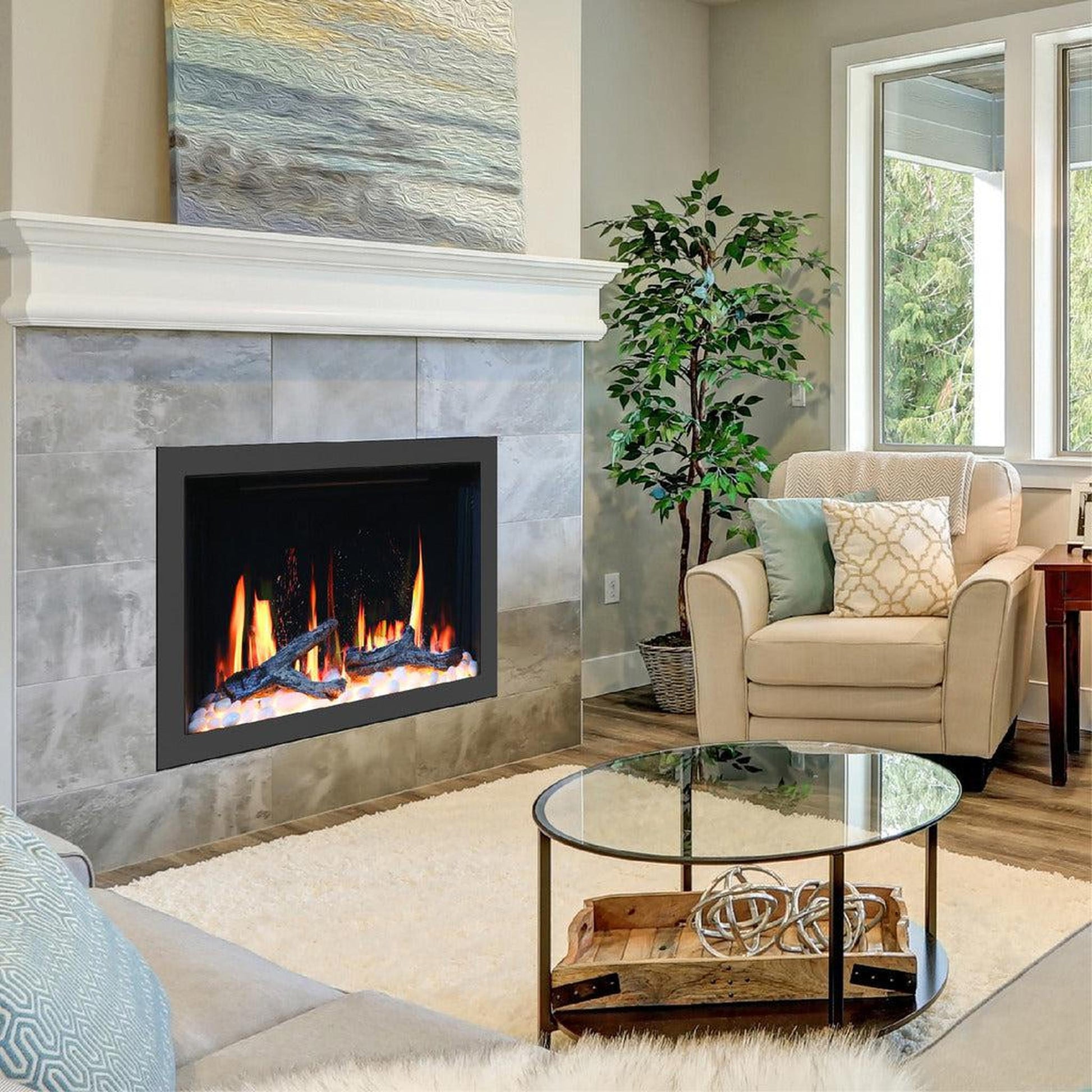 Litedeer LiteStar 30" Smart Electric Fireplace Insert