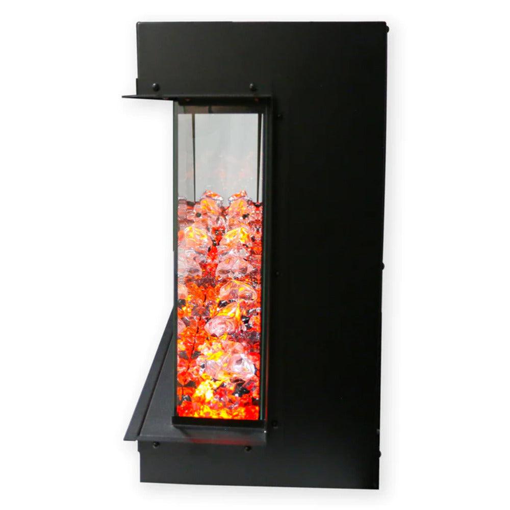 Litedeer Warmcastle 50" 3-Sided Smart WiFi-Enabled Electric Fireplace