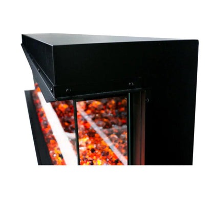 Litedeer Warmcastle 60" 3-Sided Smart WiFi-Enabled Electric Fireplace