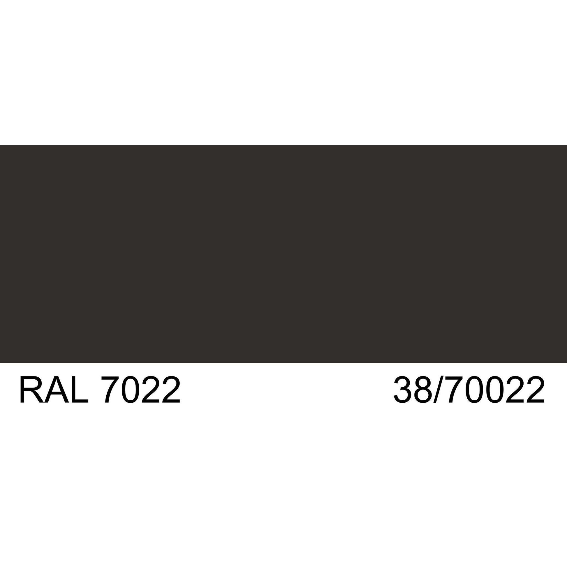 Malm Zircon 34" Freestanding Electric Fireplace With Remote Control and RAL 7022 38/70022 Powder Coat Top and Base