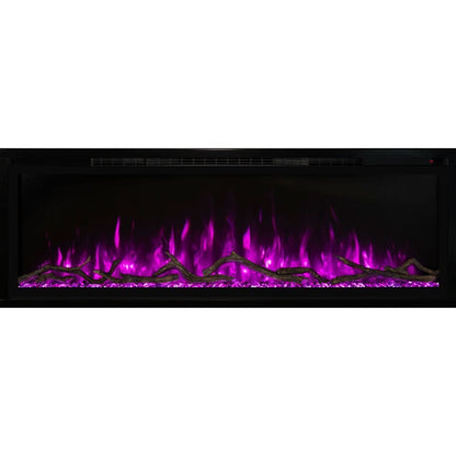 Modern Flames 100" Spectrum Slimline Wall Mount/Recessed Electric Fireplace