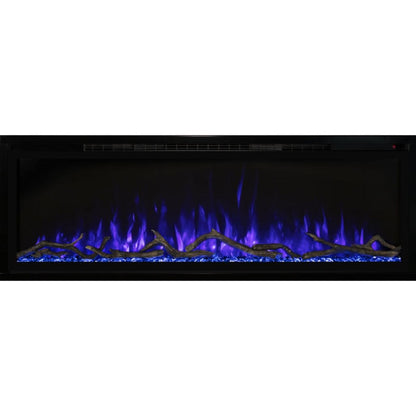 Modern Flames 100" Spectrum Slimline Wall Mount/Recessed Electric Fireplace