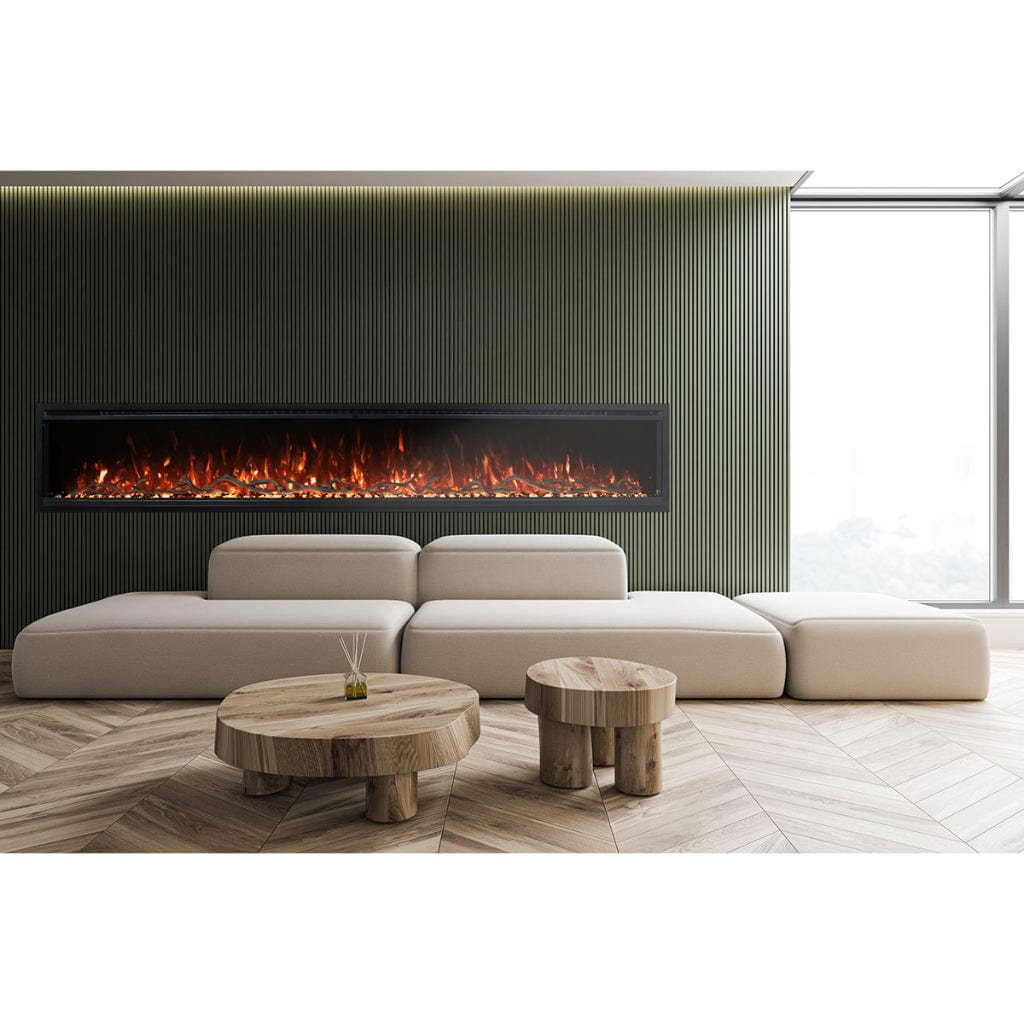 Modern Flames 100" Spectrum Slimline Wall Mount/Recessed Electric Fireplace