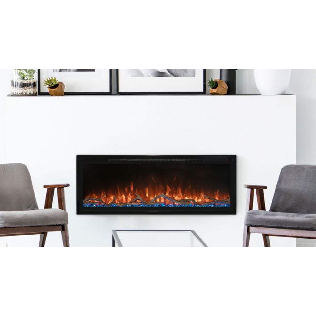 Modern Flames 100" Spectrum Slimline Wall Mount/Recessed Electric Fireplace