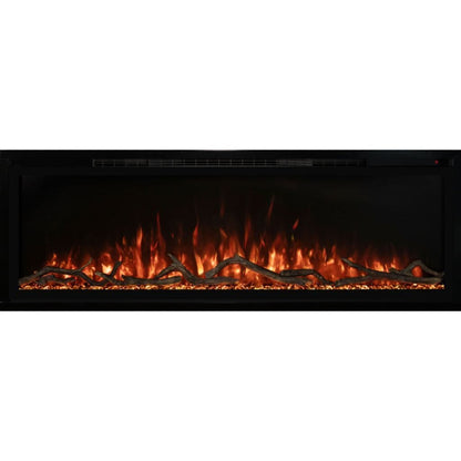 Modern Flames 100" Spectrum Slimline Wall Mount/Recessed Electric Fireplace