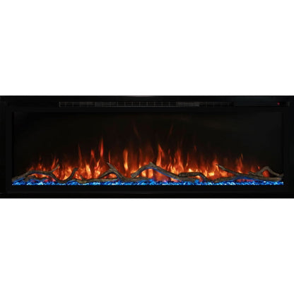 Modern Flames 100" Spectrum Slimline Wall Mount/Recessed Electric Fireplace