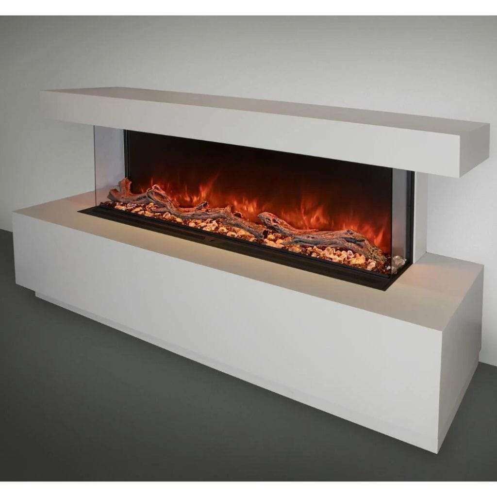 Modern Flames 96" Landscape Pro Multi-Sided Built In Electric Fireplace