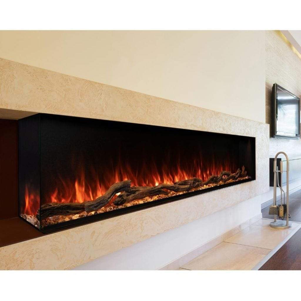 Modern Flames 96" Landscape Pro Multi-Sided Built In Electric Fireplace