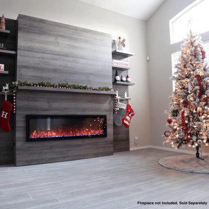 Modern Flames Allwood Fireplace Wall System for Spectrum Slimline 60" Fireplace