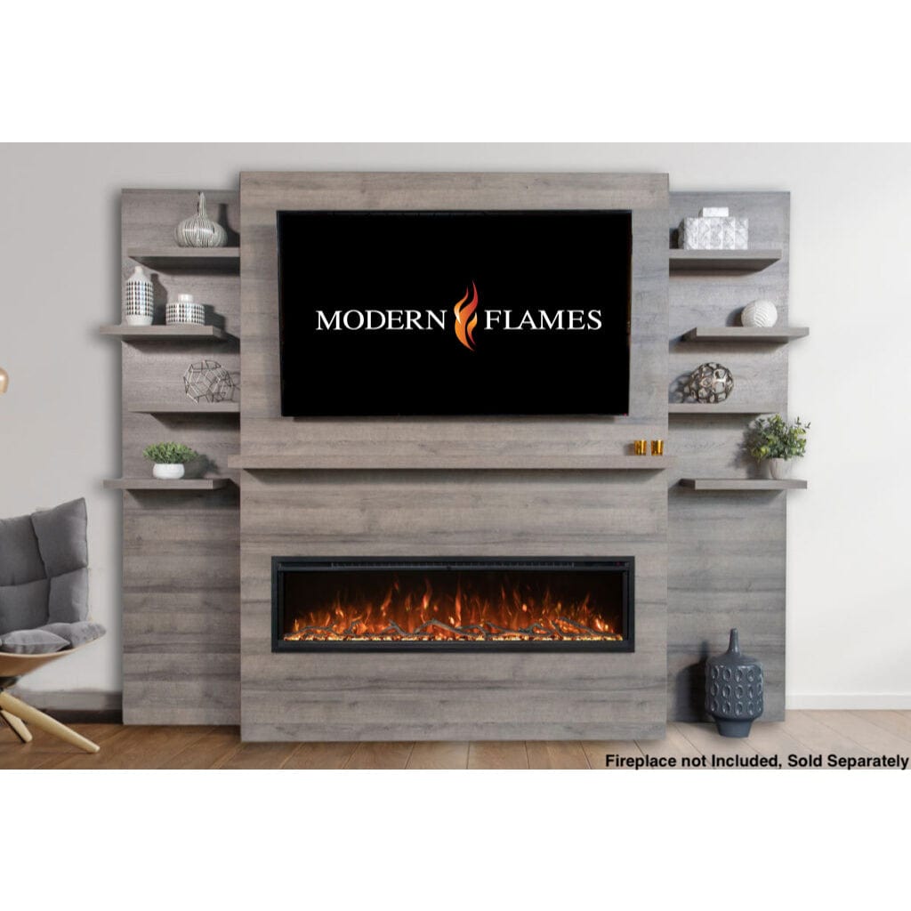 Modern Flames Allwood Fireplace Wall System for Spectrum Slimline 60" Fireplace