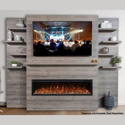 Modern Flames Allwood Fireplace Wall System for Spectrum Slimline 60" Fireplace