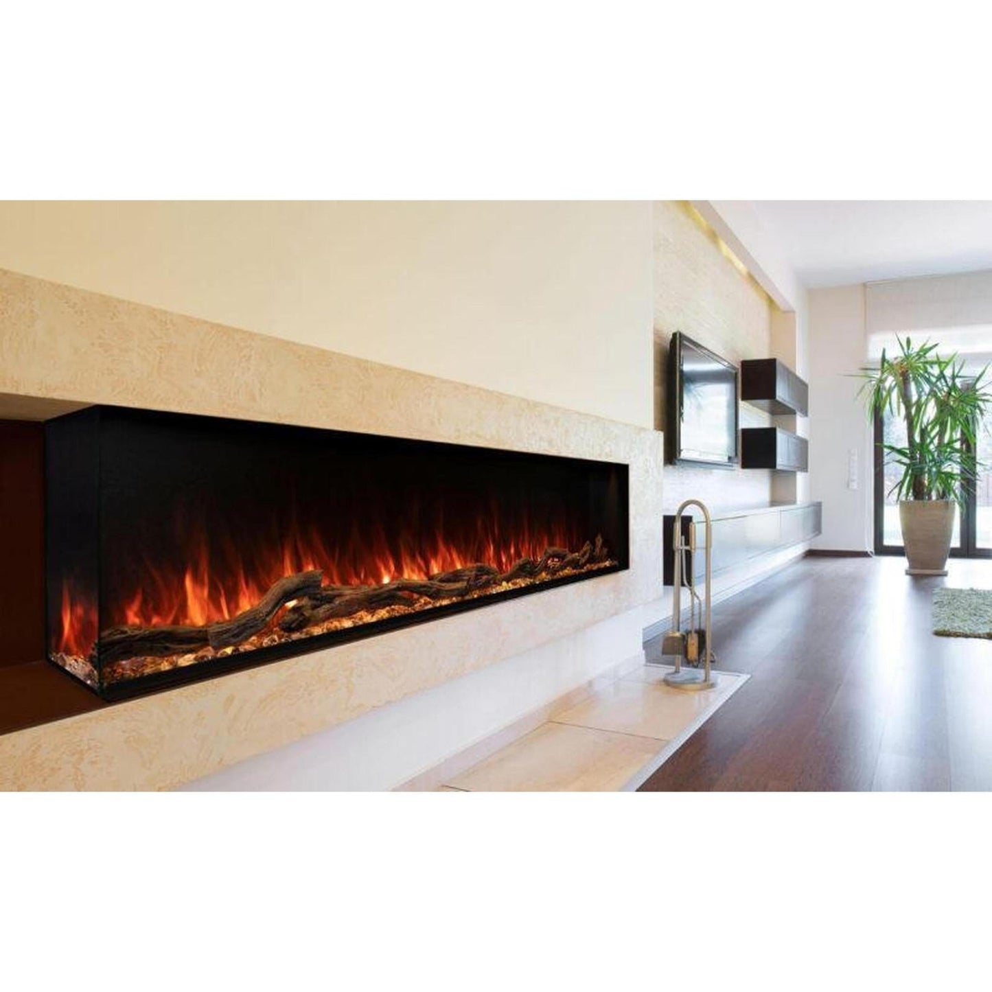 Modern Flames Landscape Pro 120" Multi-Sided Built-in Electric Fireplace