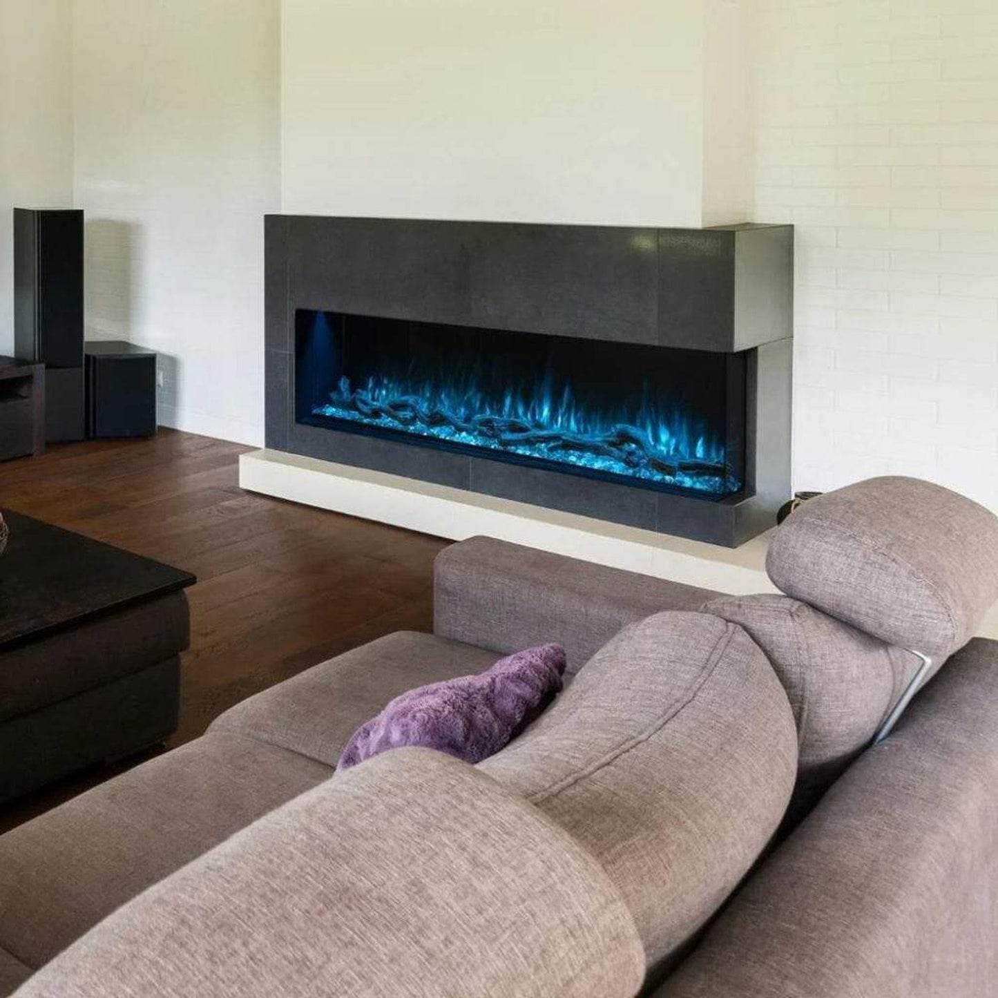 Modern Flames Landscape Pro 120" Multi-Sided Built-in Electric Fireplace