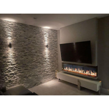 Modern Flames Orion Multi 120" Heliovision Built-in / Wall-Mounted Linear Smart Virtual Electric Fireplace