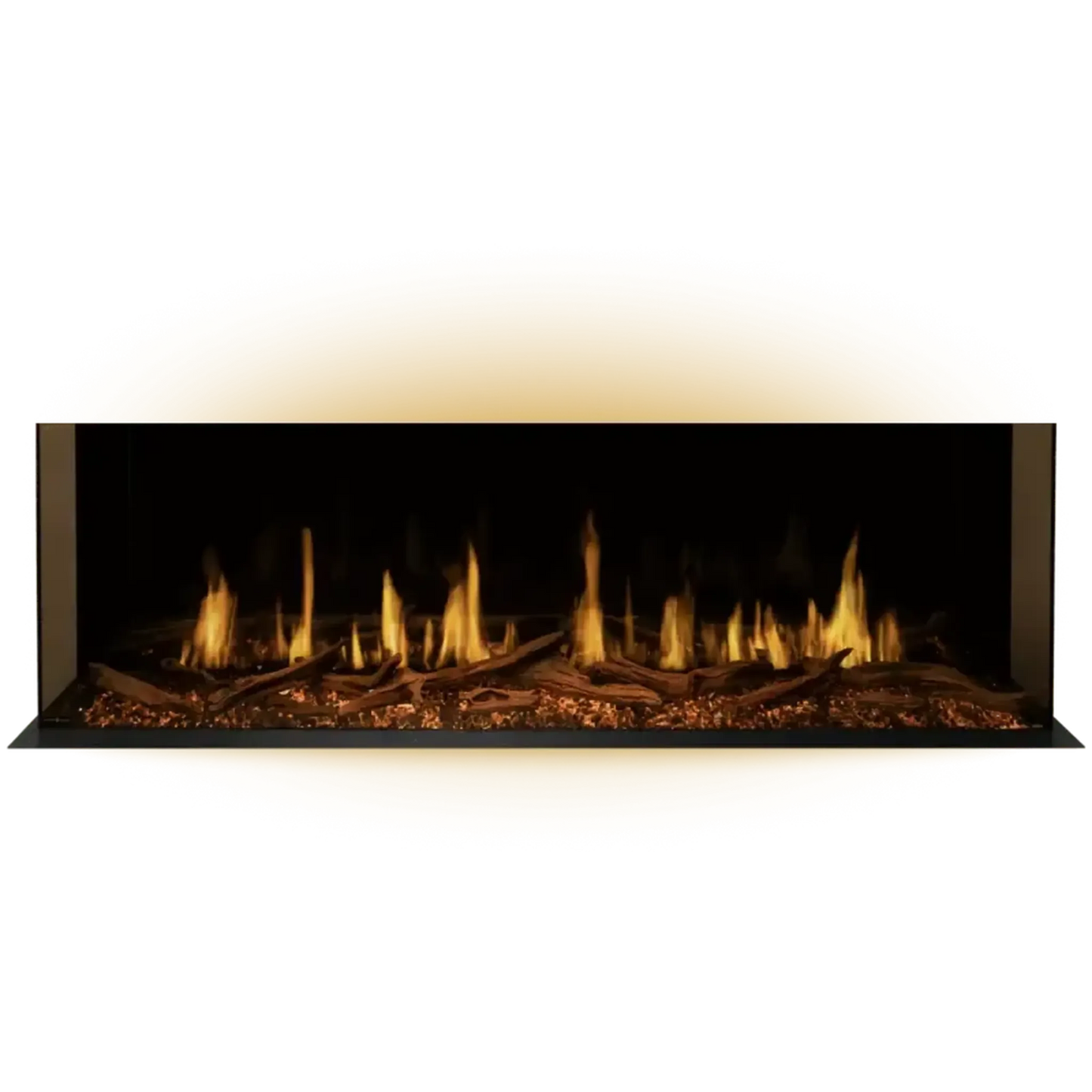 Modern Flames Orion Multi 120" Heliovision Built-in / Wall-Mounted Linear Smart Virtual Electric Fireplace