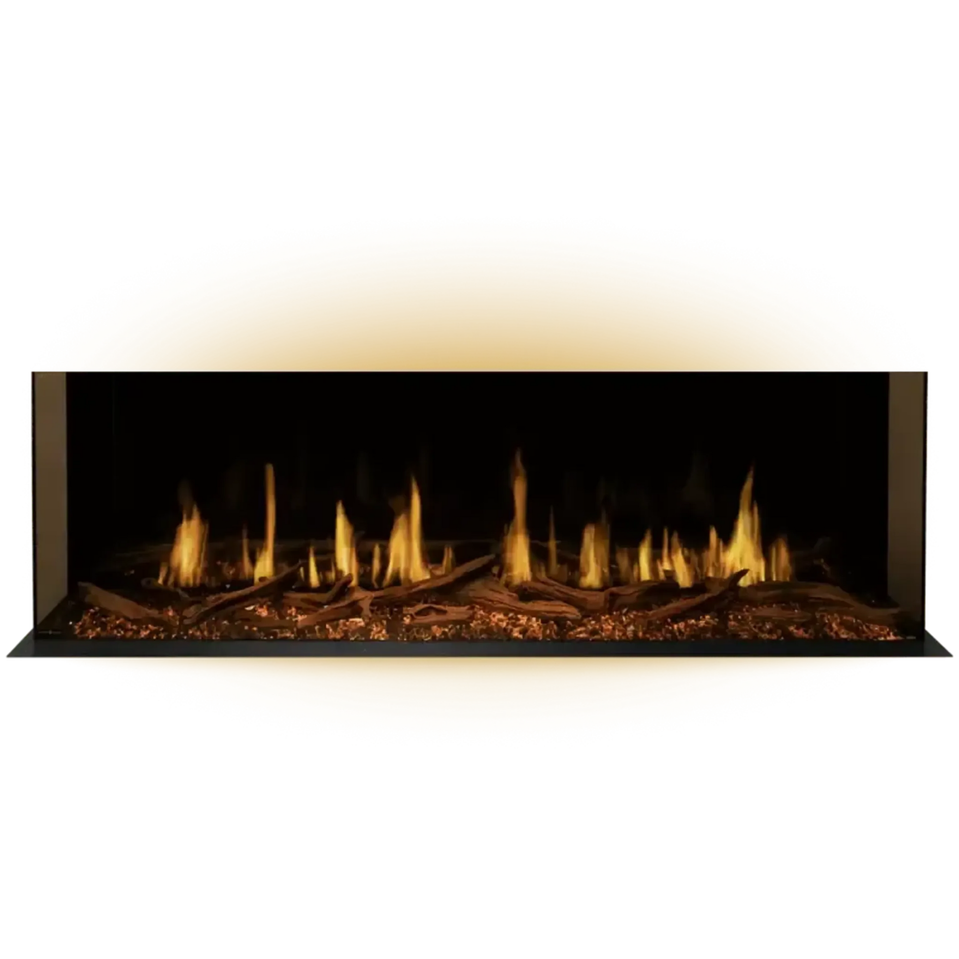 Modern Flames Orion Multi 120" Heliovision Built-in / Wall-Mounted Linear Smart Virtual Electric Fireplace