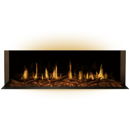 Modern Flames Orion Multi 120" Heliovision Built-in / Wall-Mounted Linear Smart Virtual Electric Fireplace