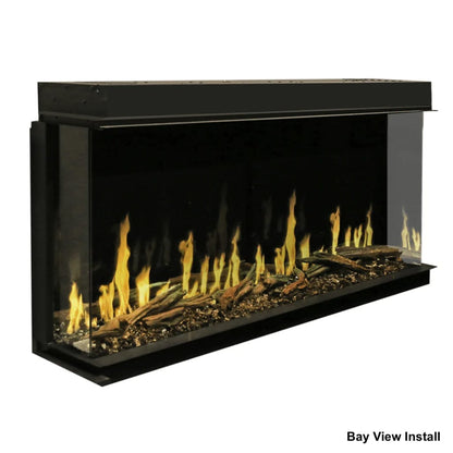 Modern Flames Orion Multi 120" Heliovision Built-in / Wall-Mounted Linear Smart Virtual Electric Fireplace