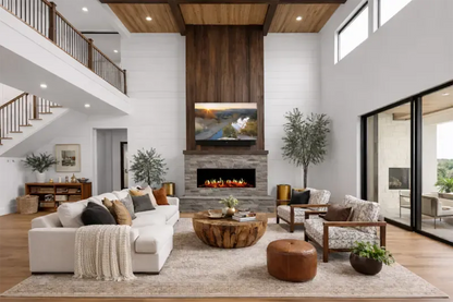 Modern Flames Orion Multi V2 120" Built-in / Wall-Mounted Virtual LCD Electric Fireplace