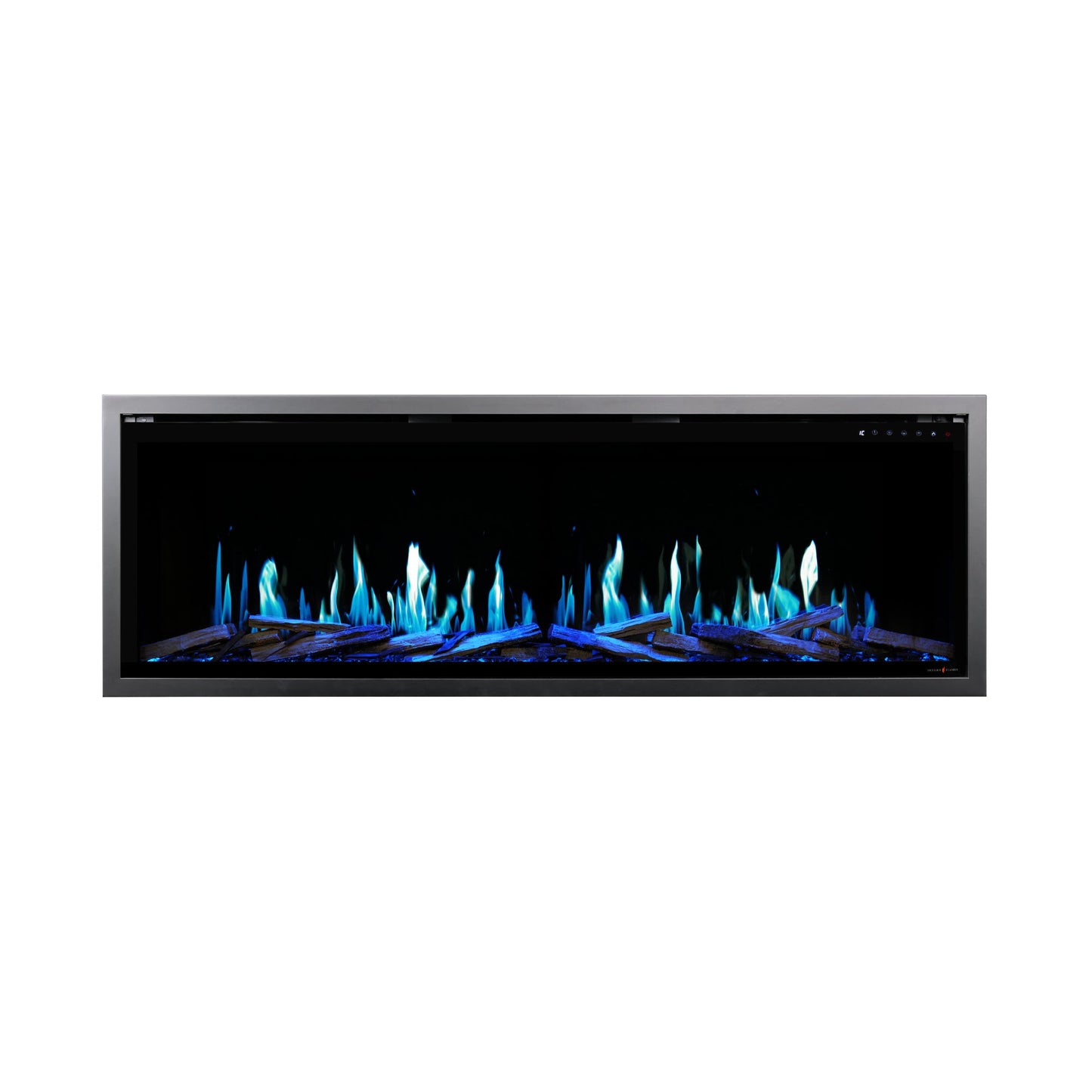 Modern Flames Orion Slim V2 100" Built-in / Wall-Mounted Virtual LCD Electric Fireplace