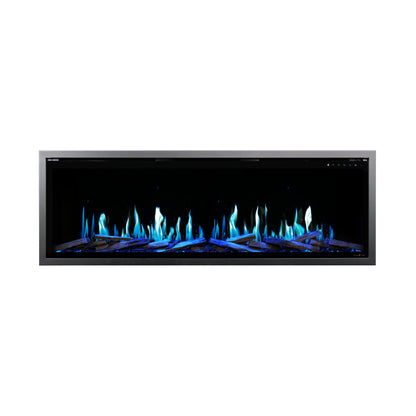 Modern Flames Orion Slim V2 100" Built-in / Wall-Mounted Virtual LCD Electric Fireplace