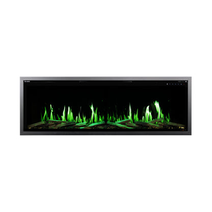 Modern Flames Orion Slim V2 100" Built-in / Wall-Mounted Virtual LCD Electric Fireplace