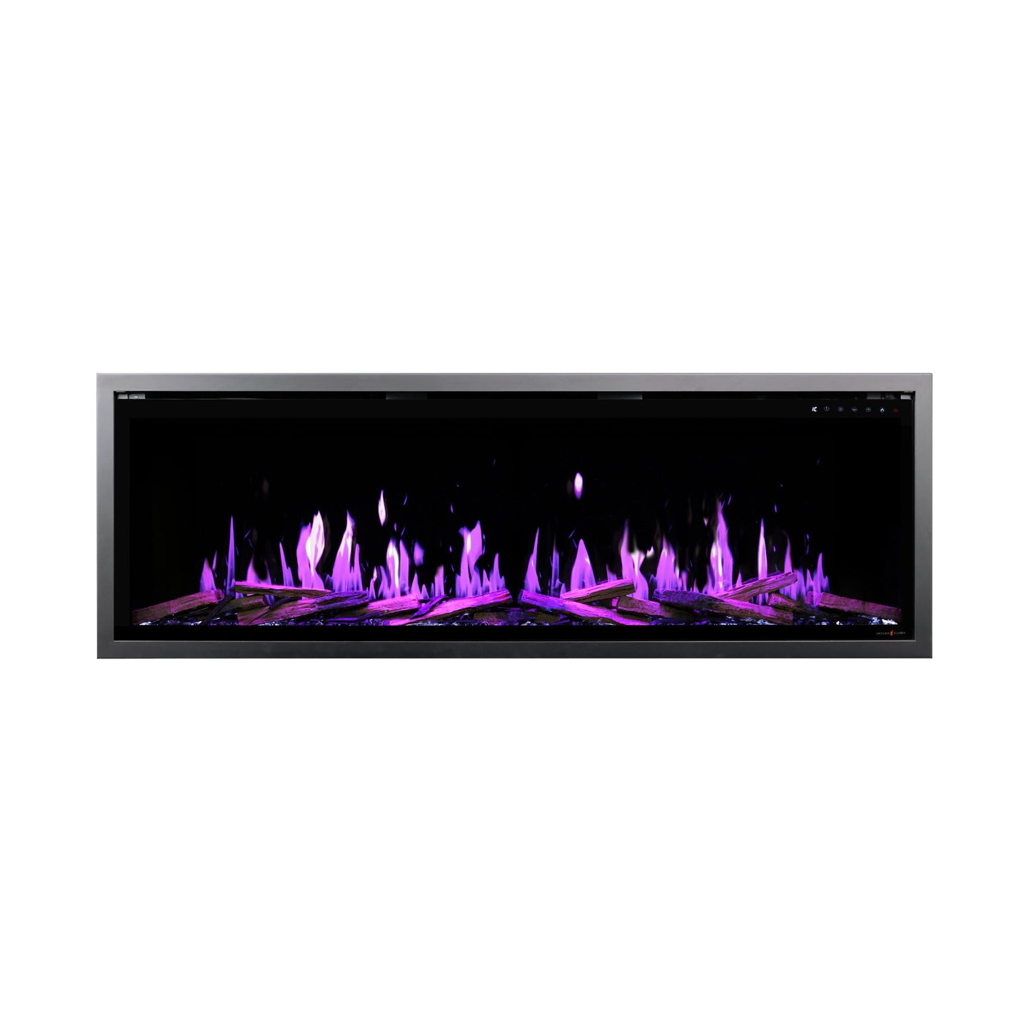 Modern Flames Orion Slim V2 100" Built-in / Wall-Mounted Virtual LCD Electric Fireplace