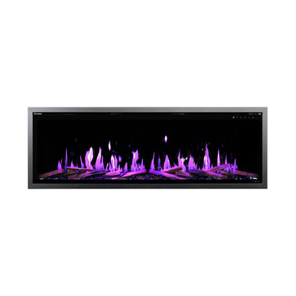 Modern Flames Orion Slim V2 100" Built-in / Wall-Mounted Virtual LCD Electric Fireplace