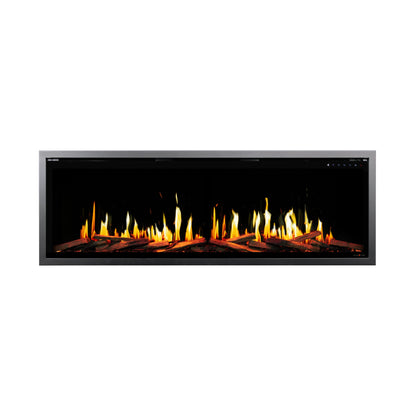 Modern Flames Orion Slim V2 100" Built-in / Wall-Mounted Virtual LCD Electric Fireplace