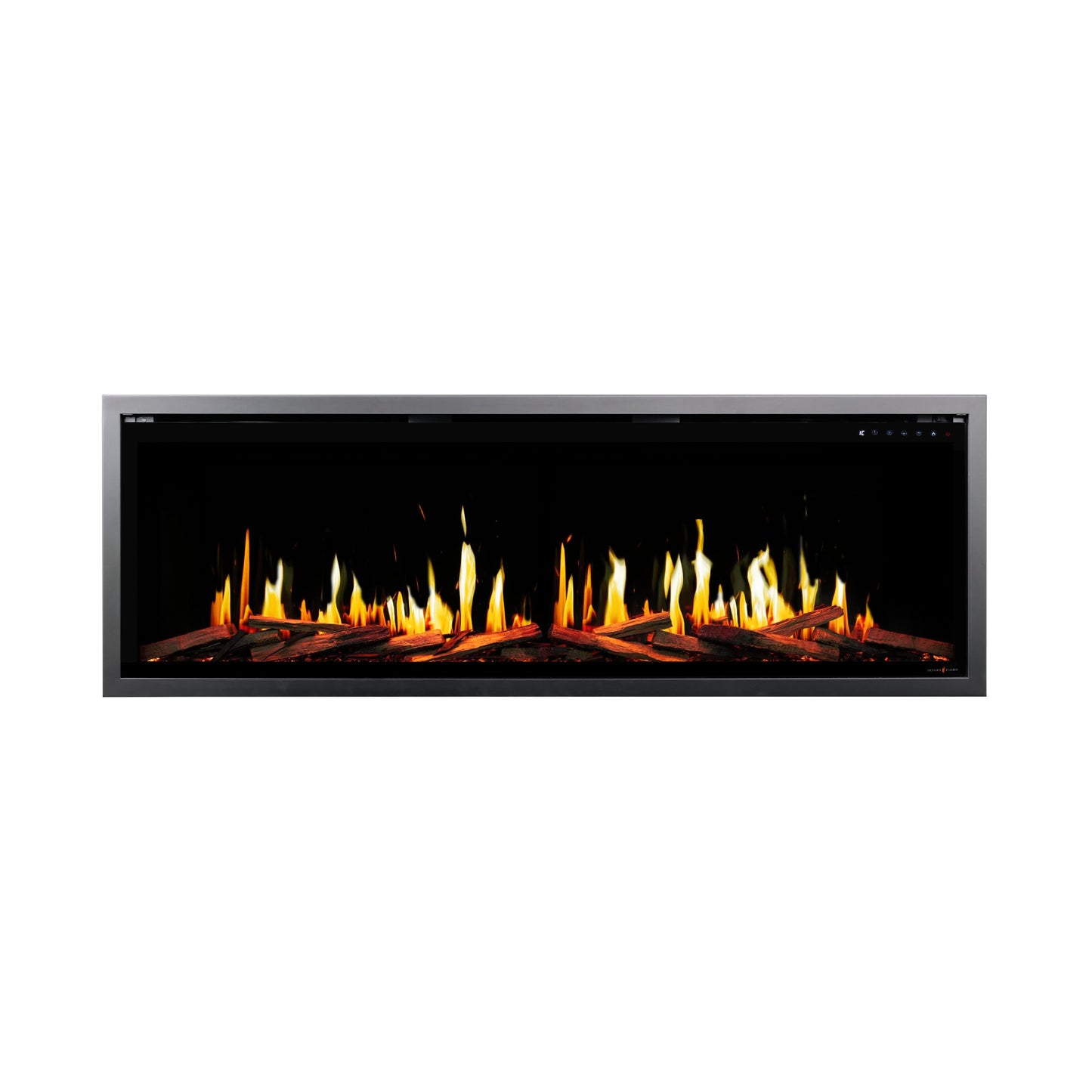 Modern Flames Orion Slim V2 100" Built-in / Wall-Mounted Virtual LCD Electric Fireplace
