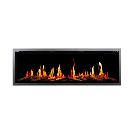 Modern Flames Orion Slim V2 100" Built-in / Wall-Mounted Virtual LCD Electric Fireplace
