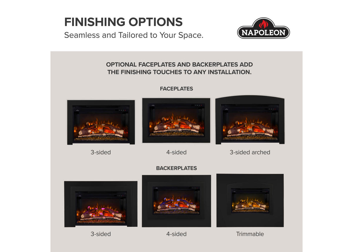 Napoleon Rosedale 2 26" Built-in Electric Fireplace Insert