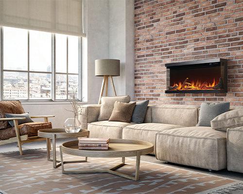 Napoleon Astound FlexMount 74" Wall-Mounted Linear Electric Fireplace